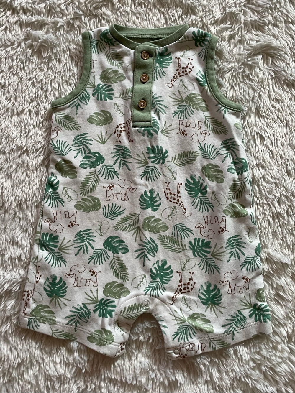 palm tree romper